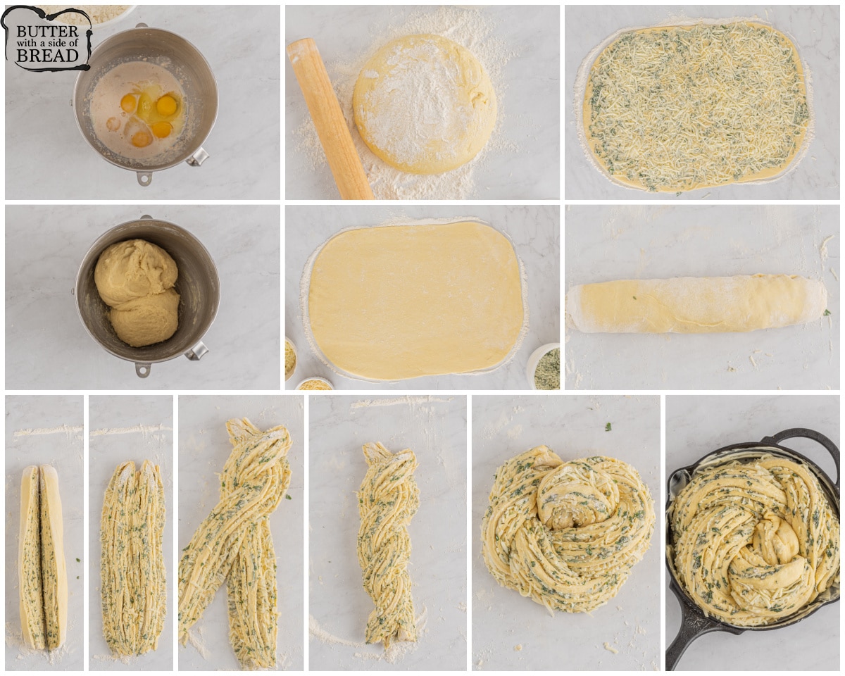 how to make buttery cheese and herb bread