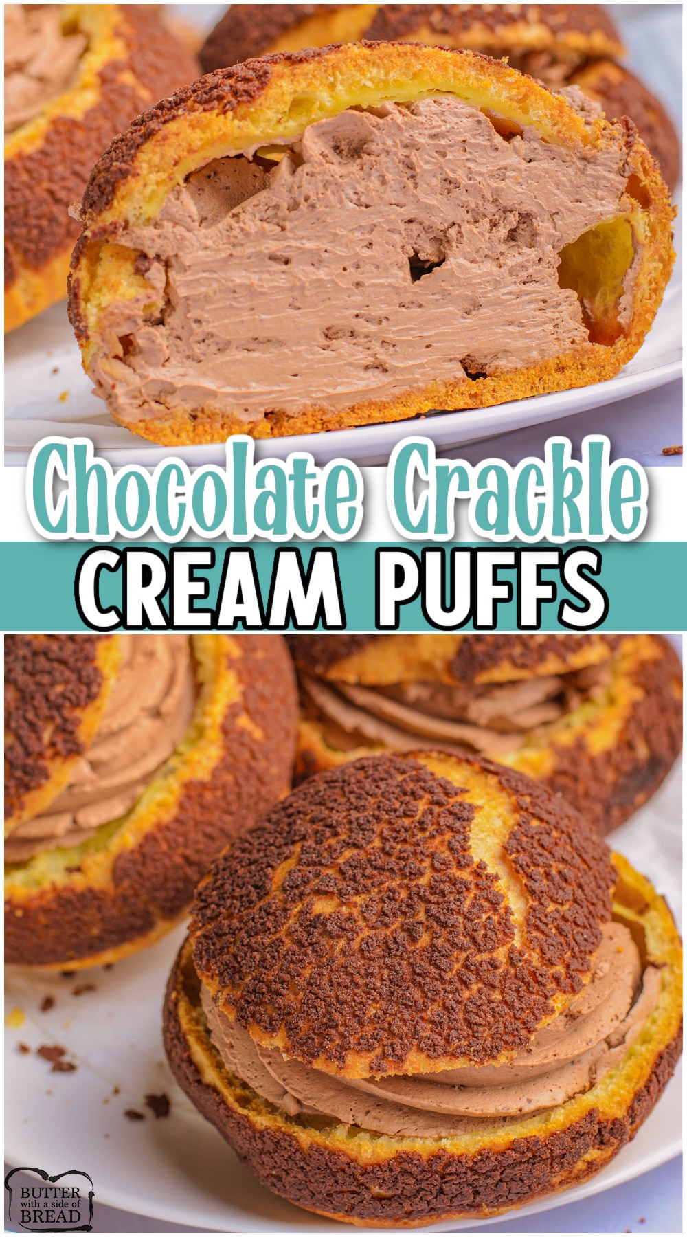 Chocolate Choux au Craquelin is a perfect dessert to serve up when you’re feeling fancy! A chocolate filled cream puff topped with crunchy chocolate cookies is a perfect treat for any chocolate lover!