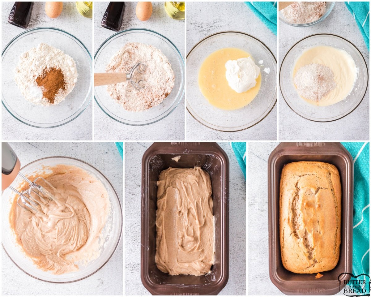 How to make Yogurt Cinnamon Bread
