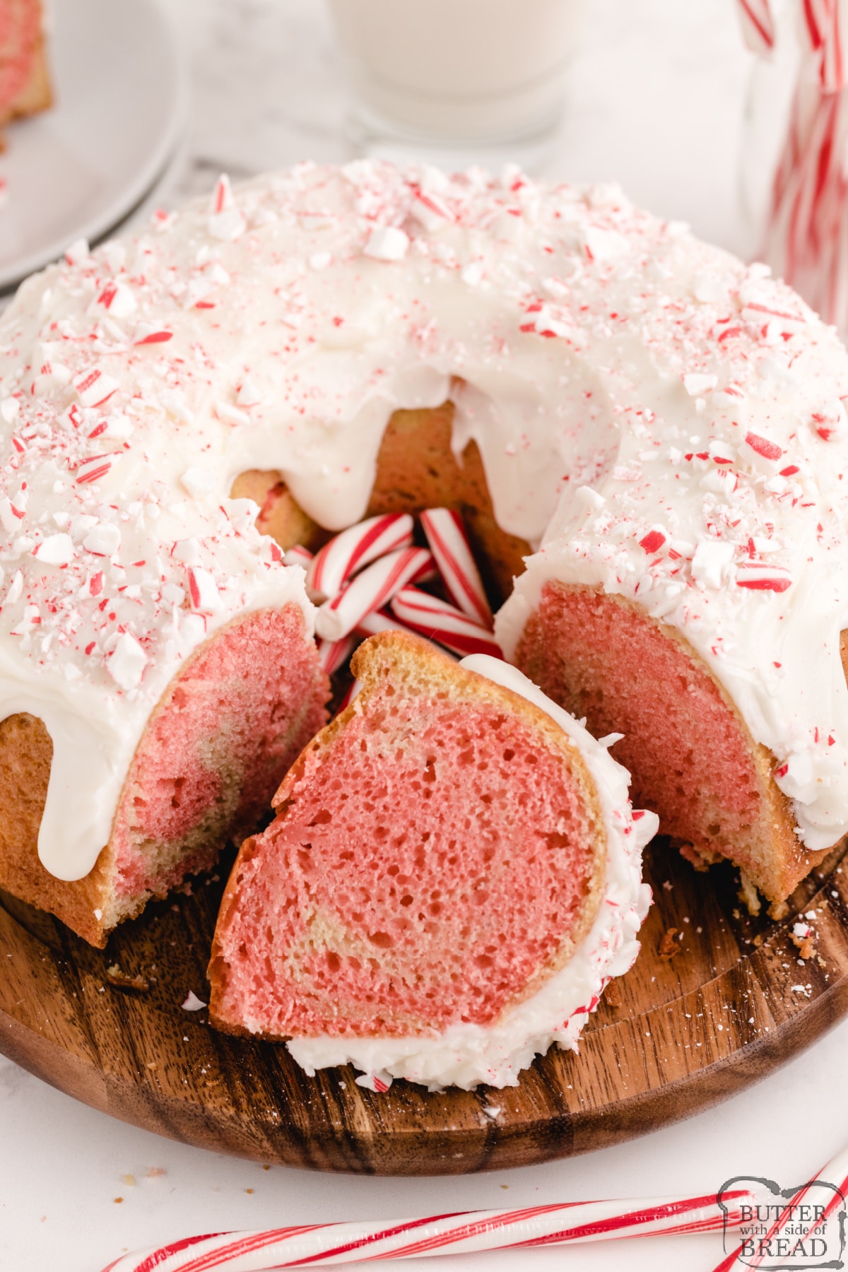 Swirled Peppermint Bundt Cake recipe