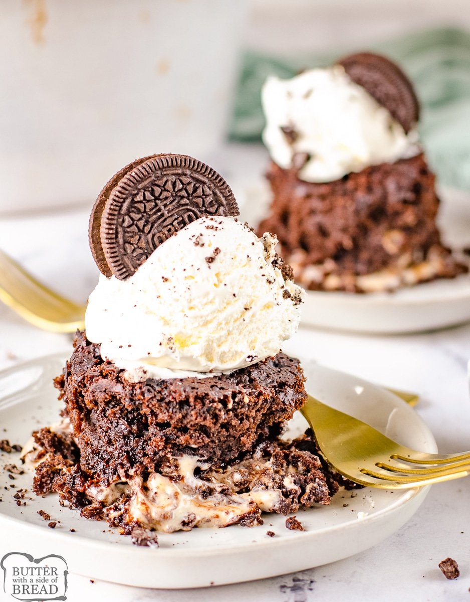 Slow Cooker Brownie Pudding  Crazy for Crust