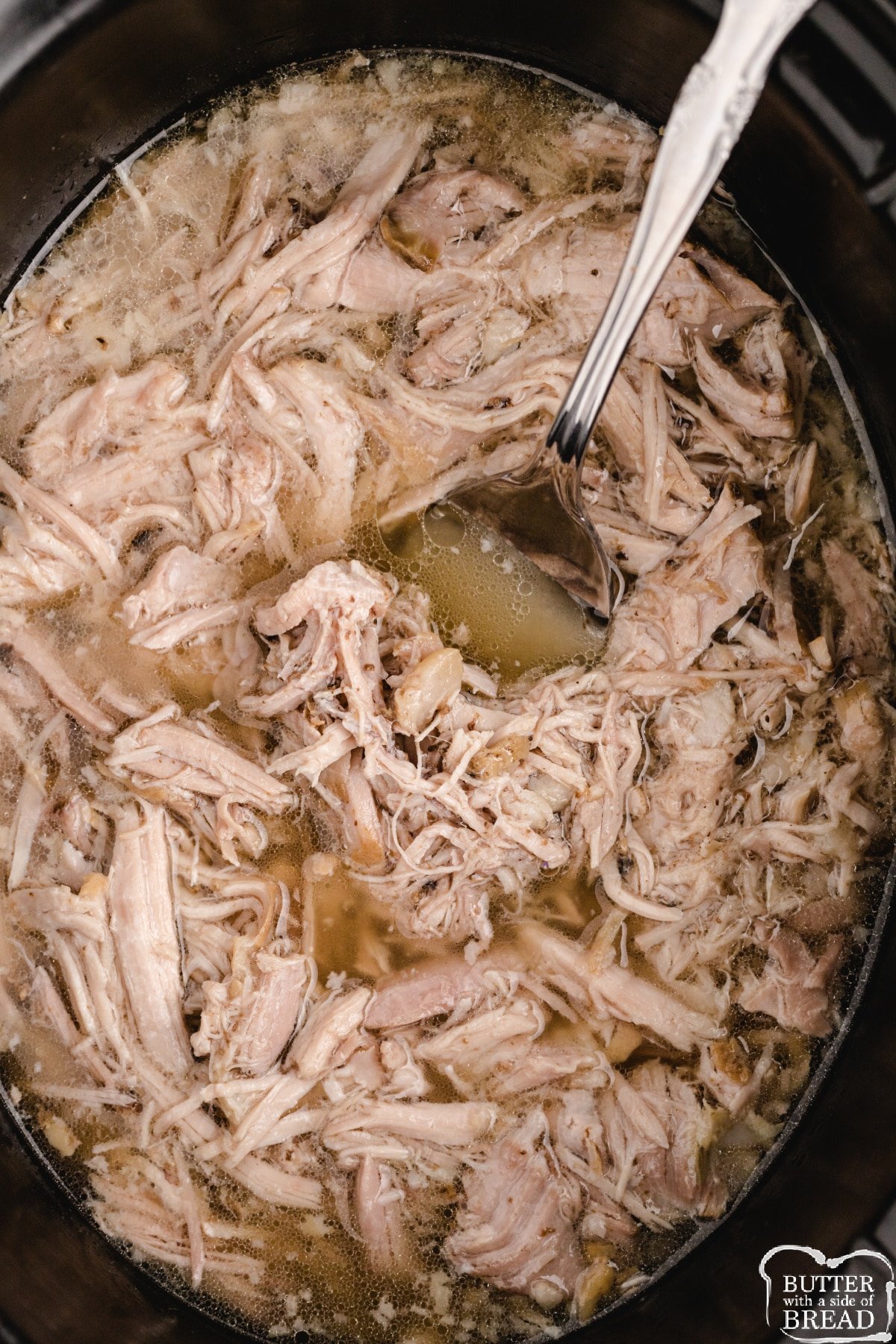 Simple kalua pork made in the slow cooker
