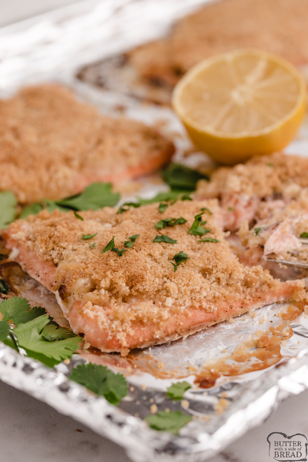 Parmesan Crusted Baked Salmon