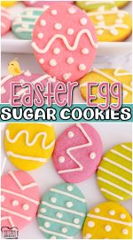EASTER EGG SUGAR COOKIES - Butter with a Side of Bread