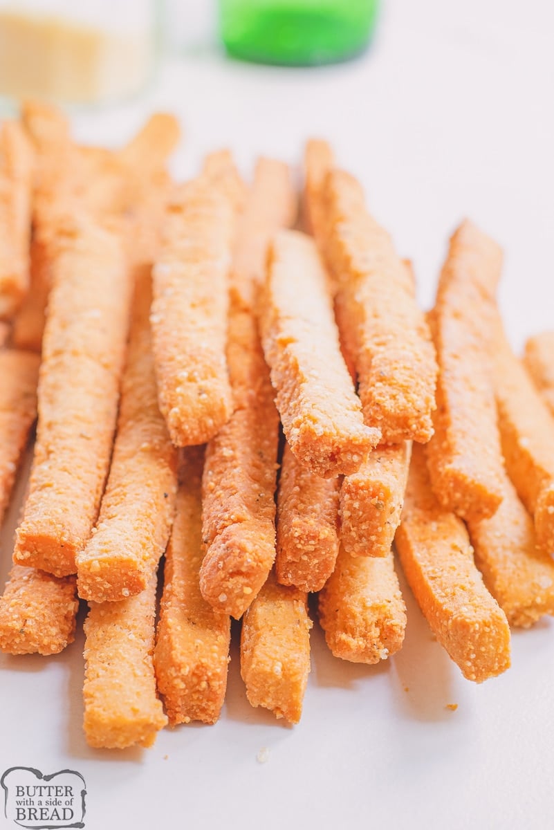 fried cheese straws side dish