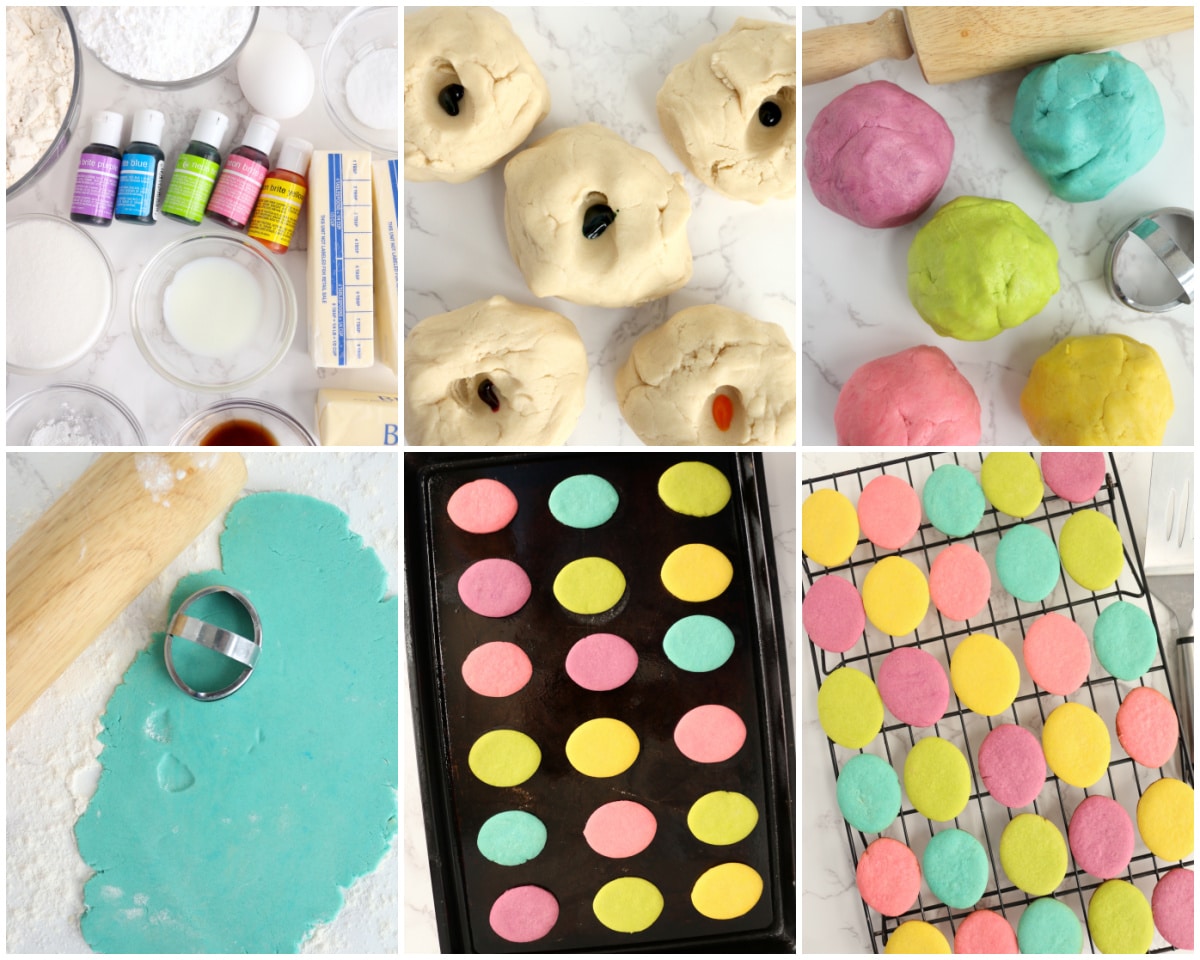 how to make Easter Egg Sugar Cookies