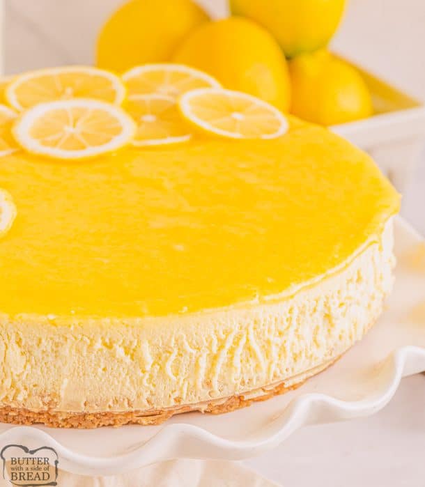 LEMON BAR CHEESECAKE - Butter with a Side of Bread