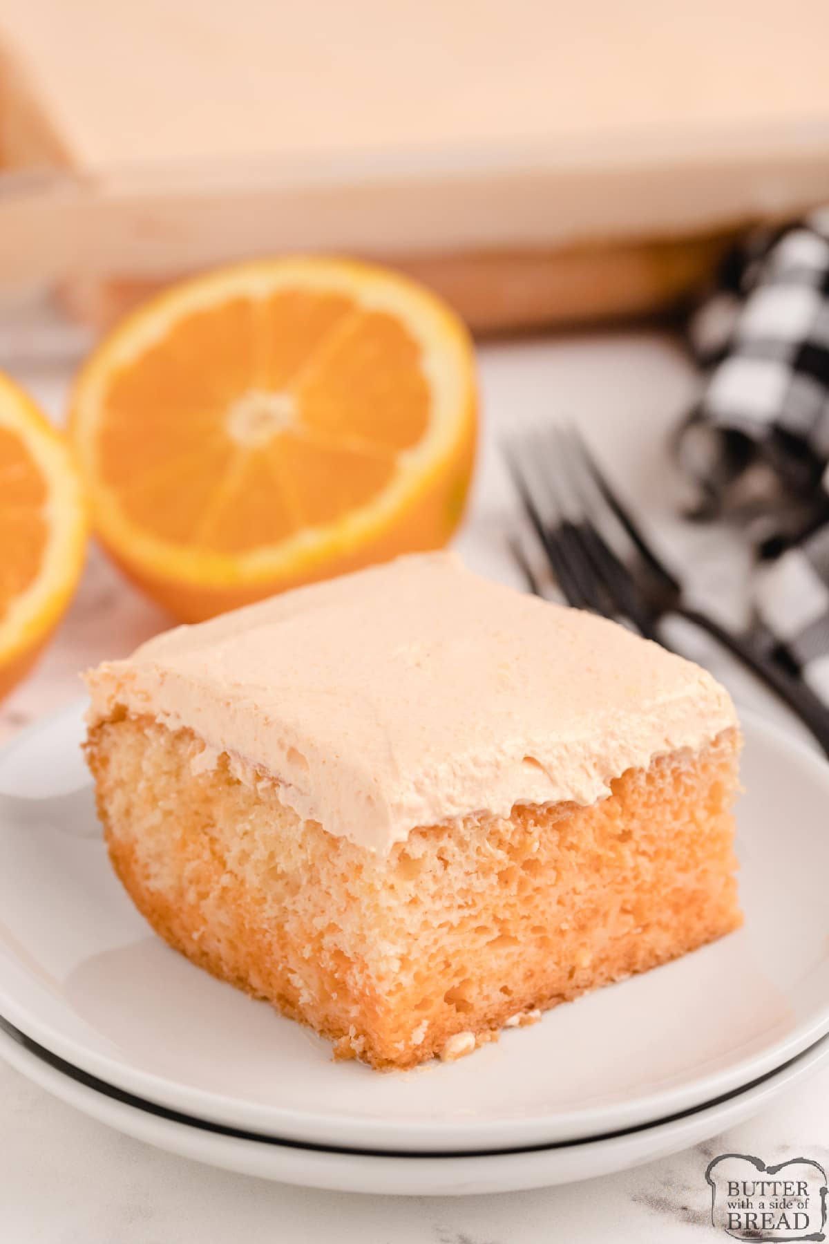 Creamsicle Orange Poke Cake - Spend With Pennies