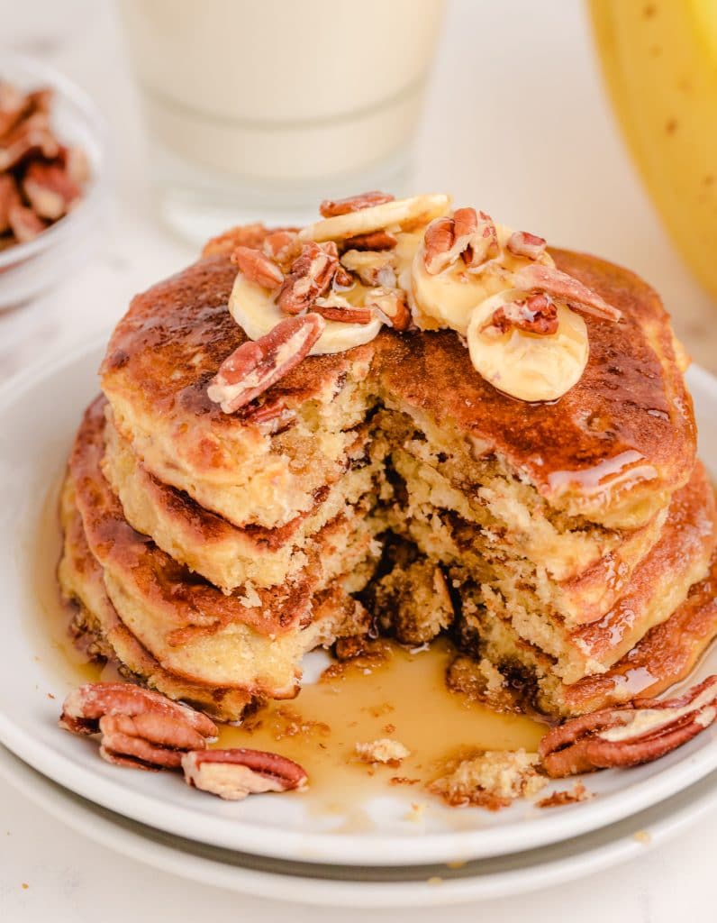 Banana Pecan Pancakes recipe-1