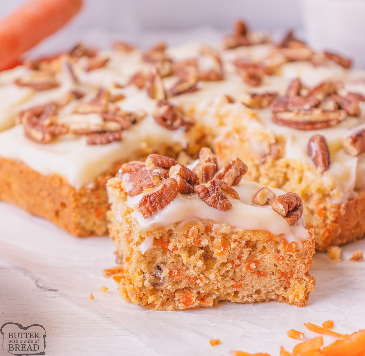 brown butter carrot cake with cream cheese frosting
