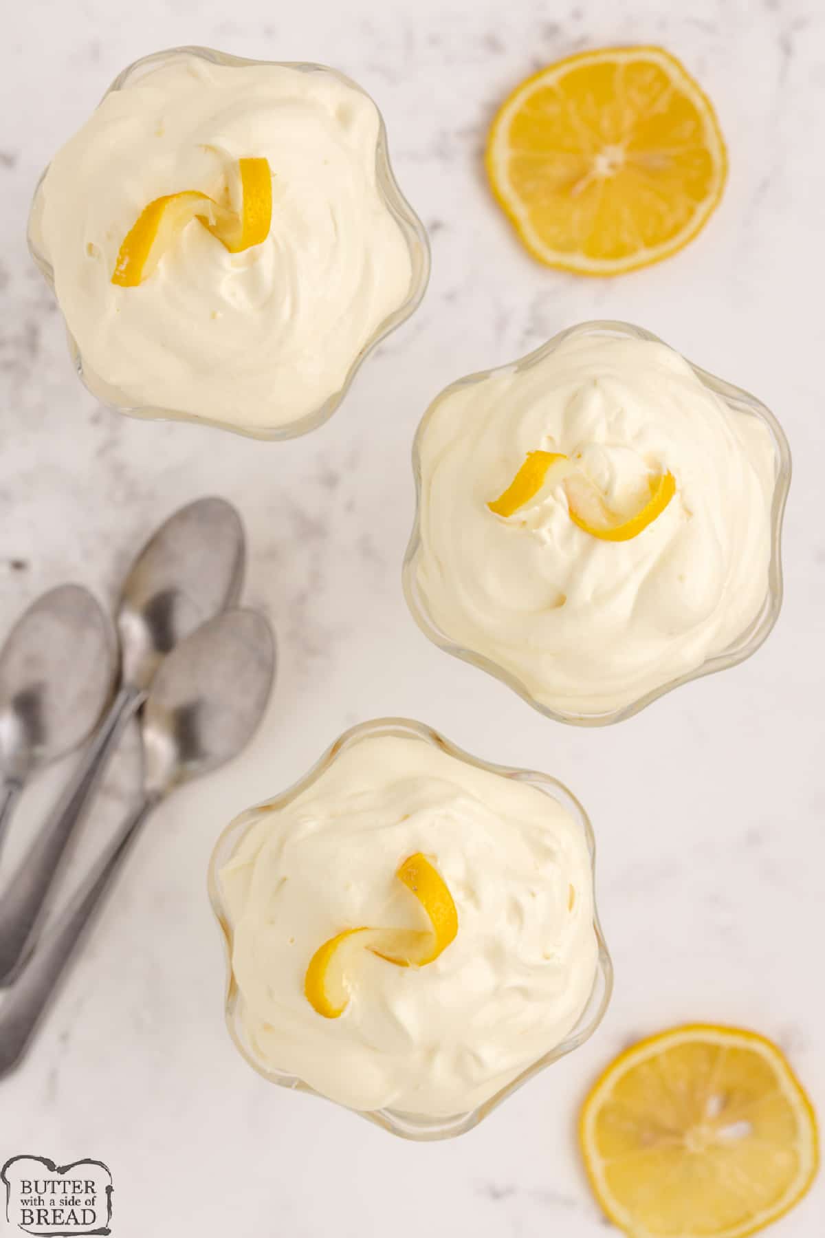 Creamy Lemon Jello made with just 3 ingredients! Easy Jello recipe made with jello, vanilla pudding and whipped topping for a simple and delicious dessert.