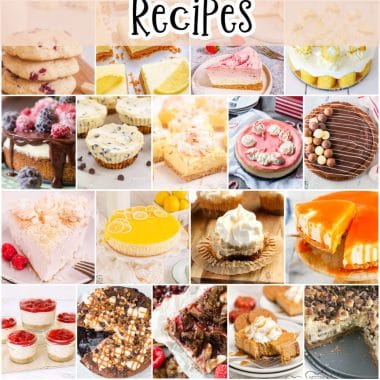 A fantastic collection of our BEST Cheesecake Recipes! This classic dessert is great for so many occasions, give them a try today and see which one of these unique cheesecakes are your favorite!