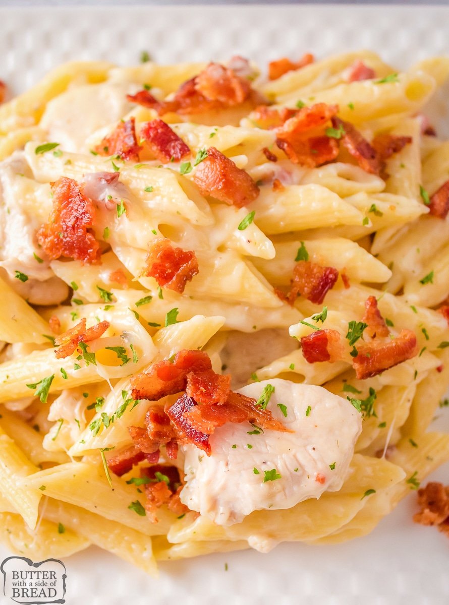 bacon ranch pasta with chicken