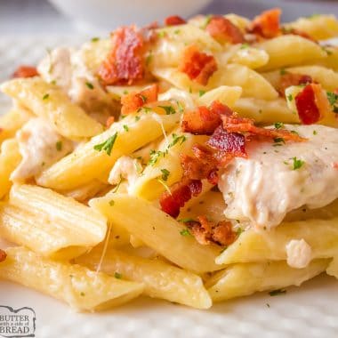 penne chicken bacon ranch pasta