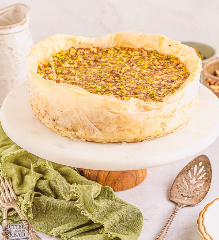 BAKLAVA CHEESECAKE - Butter with a Side of Bread