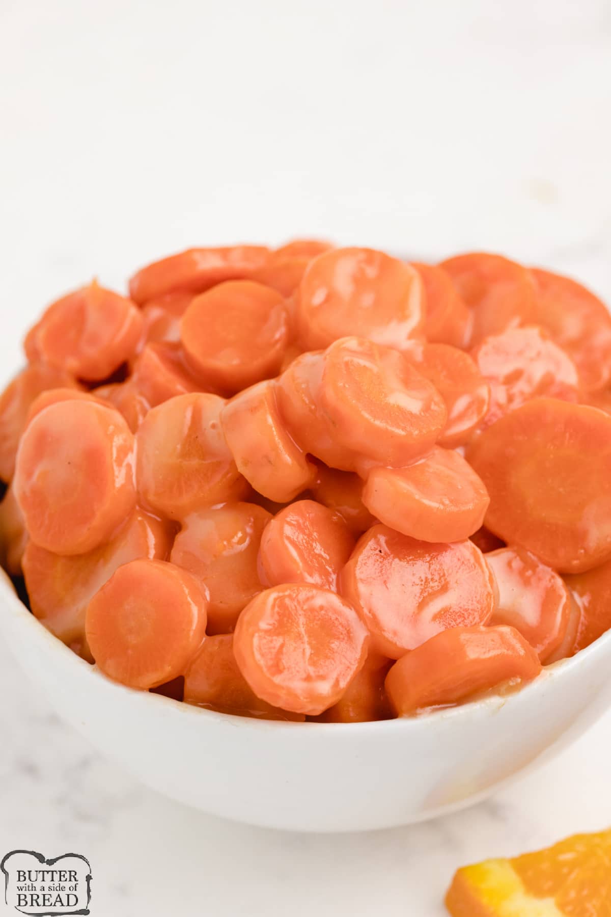 Carrot recipe with simple orange glaze