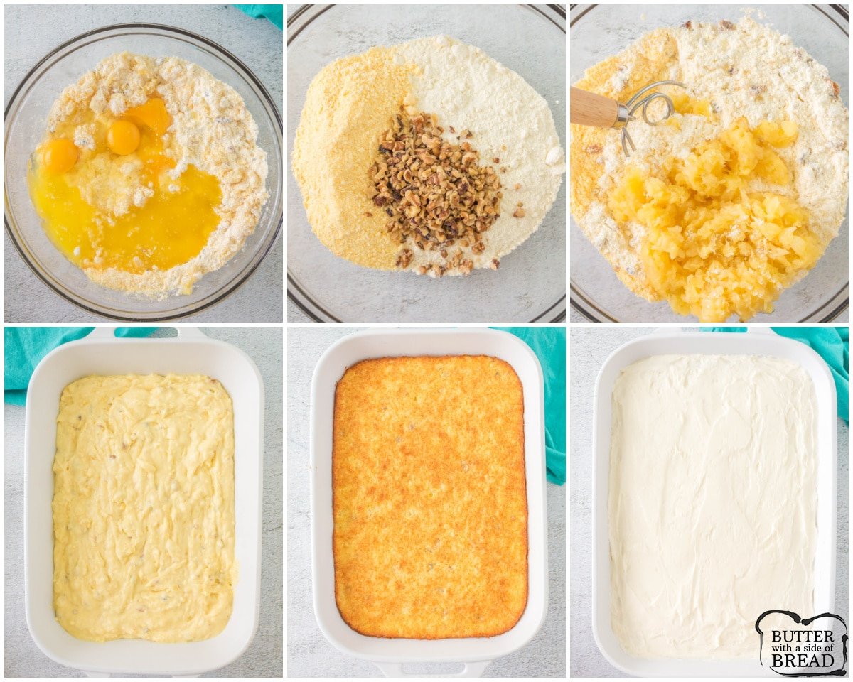 how to make a pineapple sheet cake