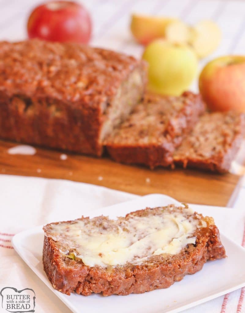 zucchini bread with apples