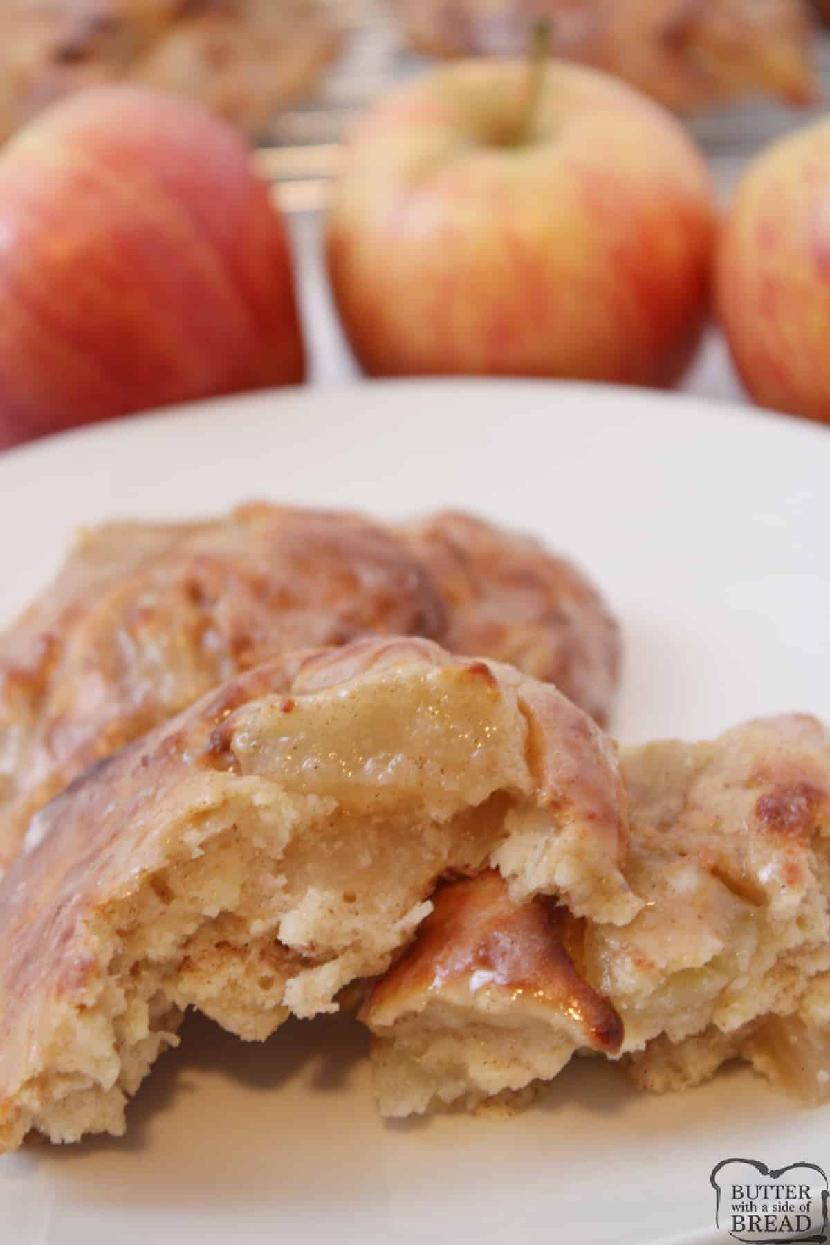 Air Fryer Apple Fritters are fluffy on the inside and have a crunch on the outside just like a classic apple fritter. No oil needed for frying, and these simple pastries are even better when topped with a simple cinnamon glaze. 