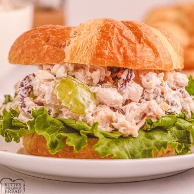 chicken salad with grapes and pecans