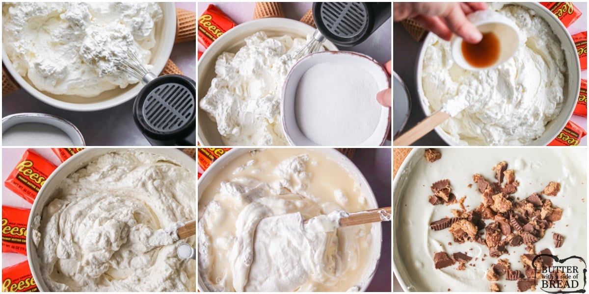 How to make Reese's Peanut Butter Cup Ice Cream
