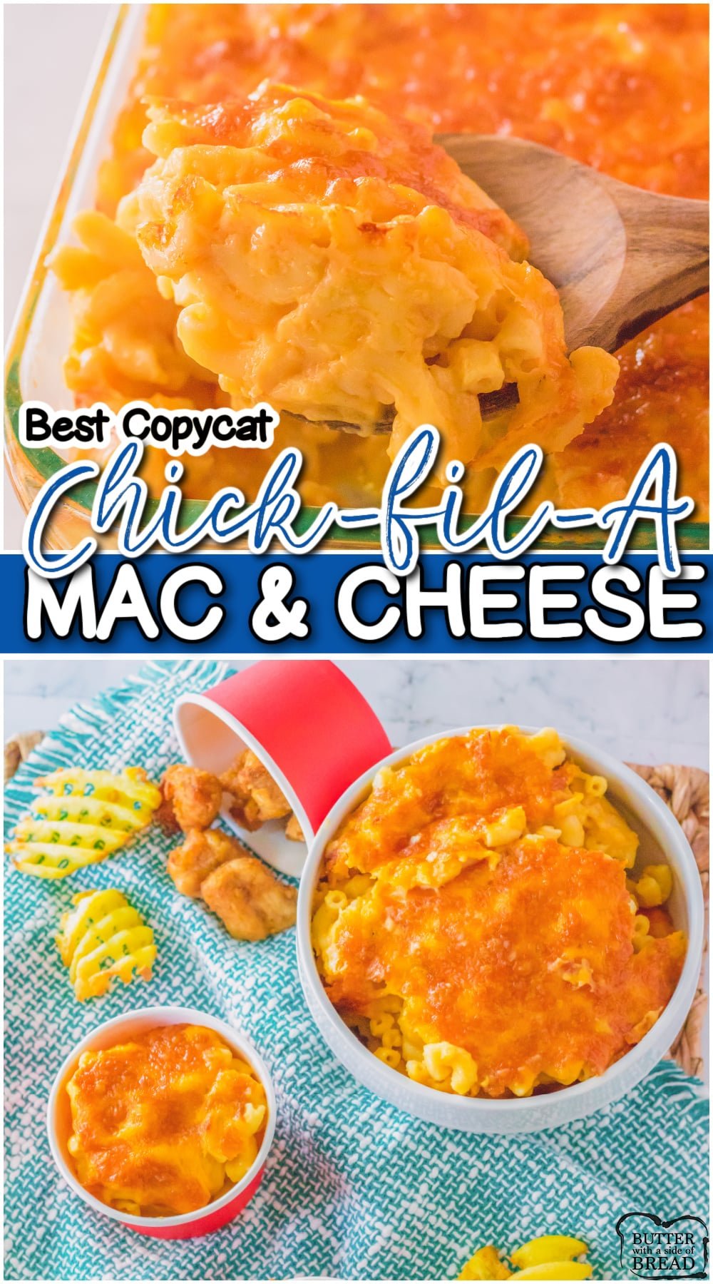 Copycat Chick-fil-A Mac and Cheese is super creamy & cheesy, just like the original! Easy macaroni and cheese recipe made at home with common ingredients. It's our pleasure! 