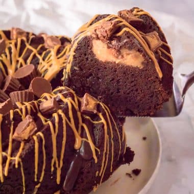 peanut butter chocolate brownie bundt cake