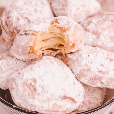 beignets made with canned biscuits
