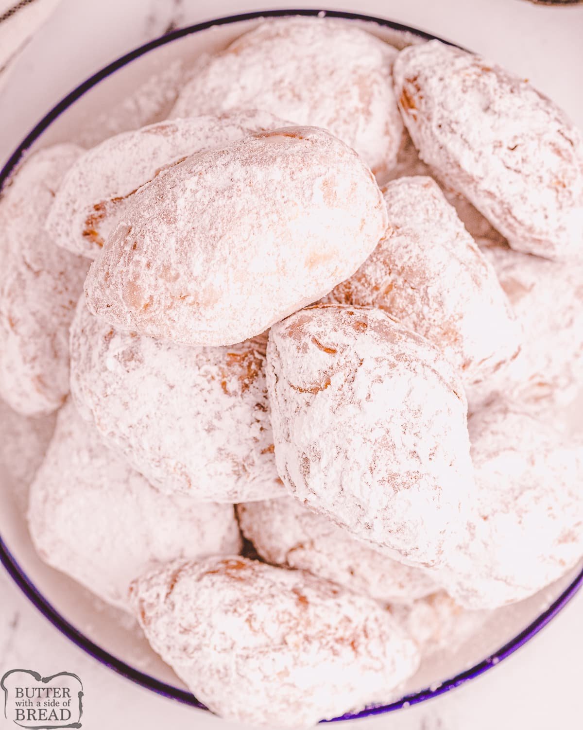 bowl of easy biscuit beignets