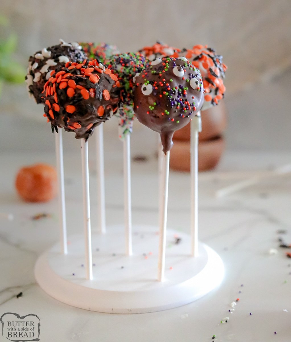 easy cake pops made with donut holes