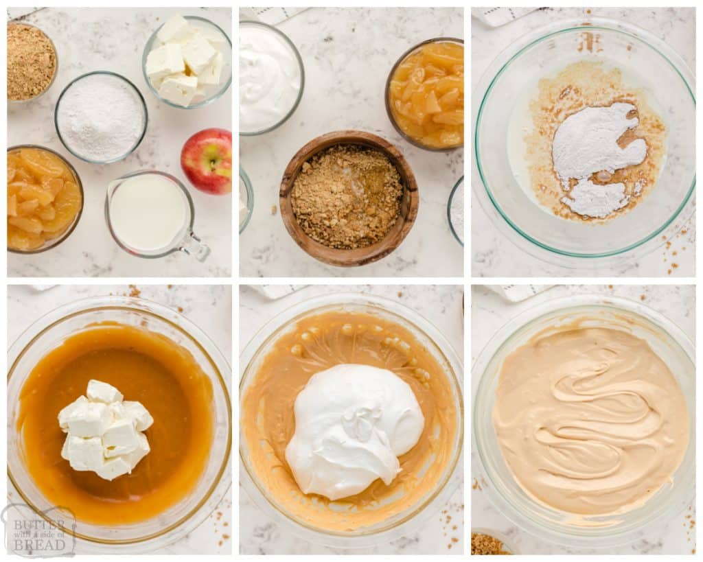 how to make caramel apple pie cheesecakes
