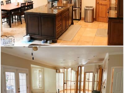 big kitchen remodel before and after demo