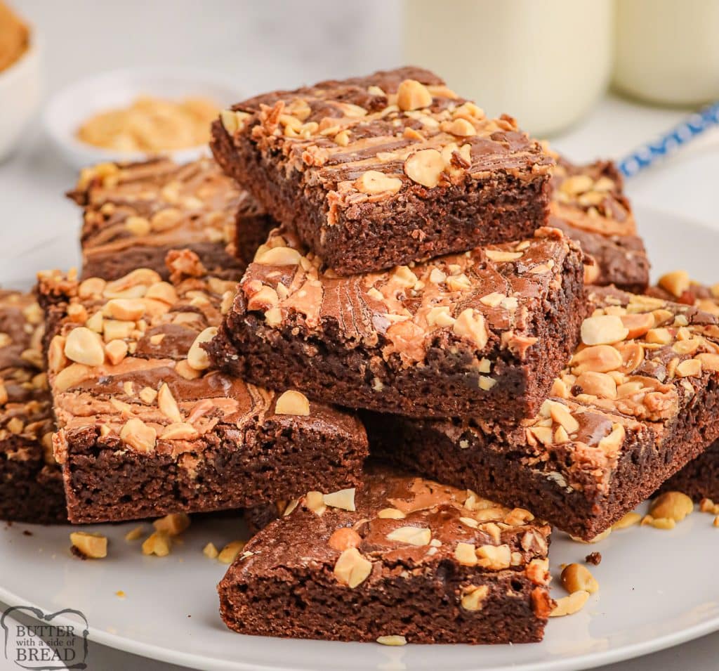 boxed brownies with peanut butter