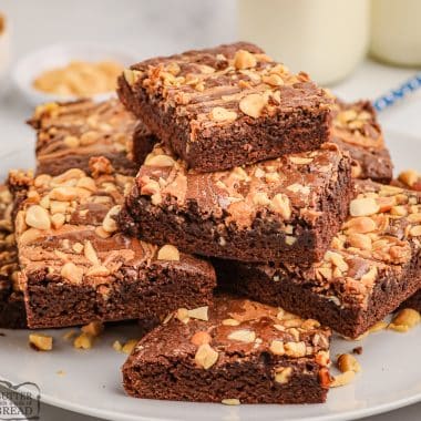 boxed brownies with peanut butter
