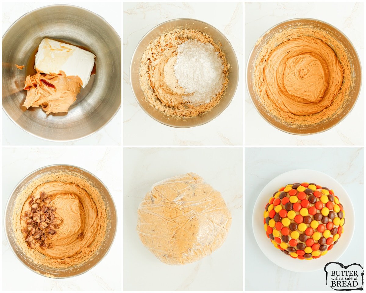 how to make a peanut butter cheese ball