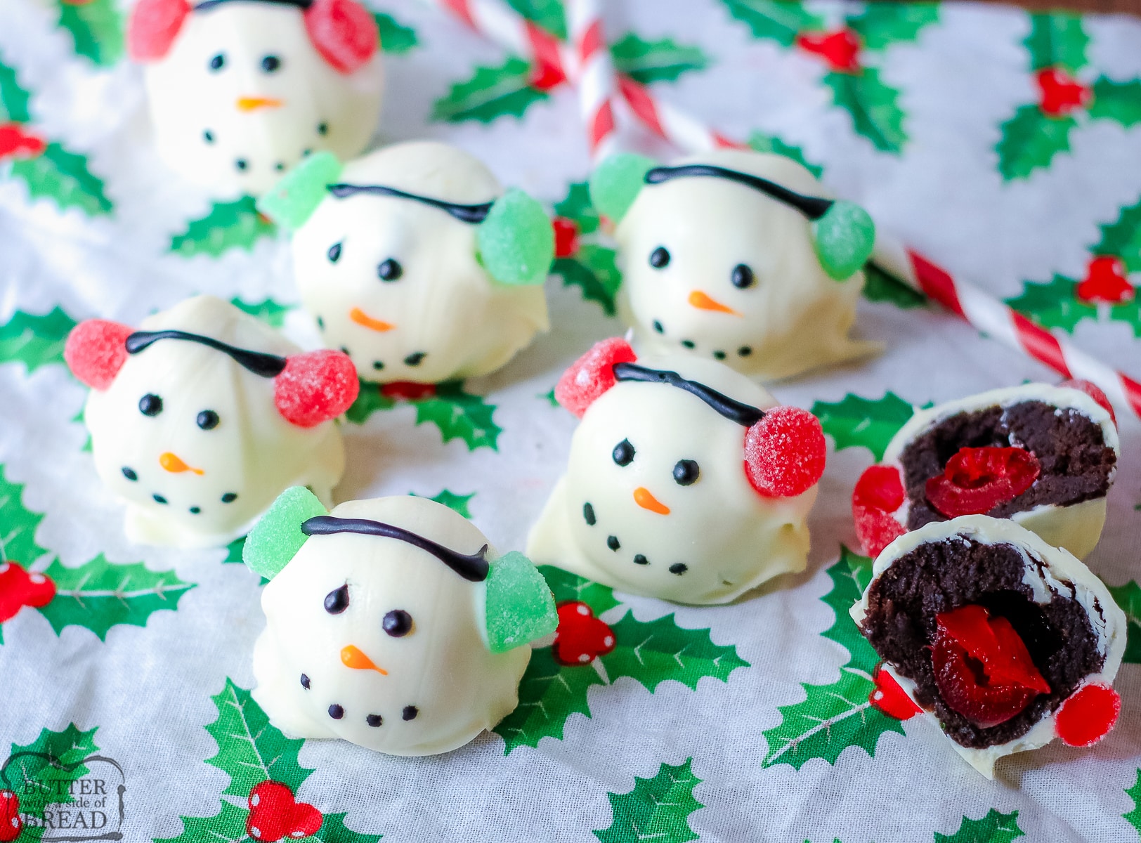 easy 1 hour snowman candy