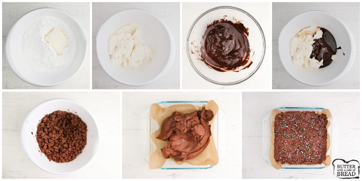 Step by step instructions on how to make Cream Cheese Fudge