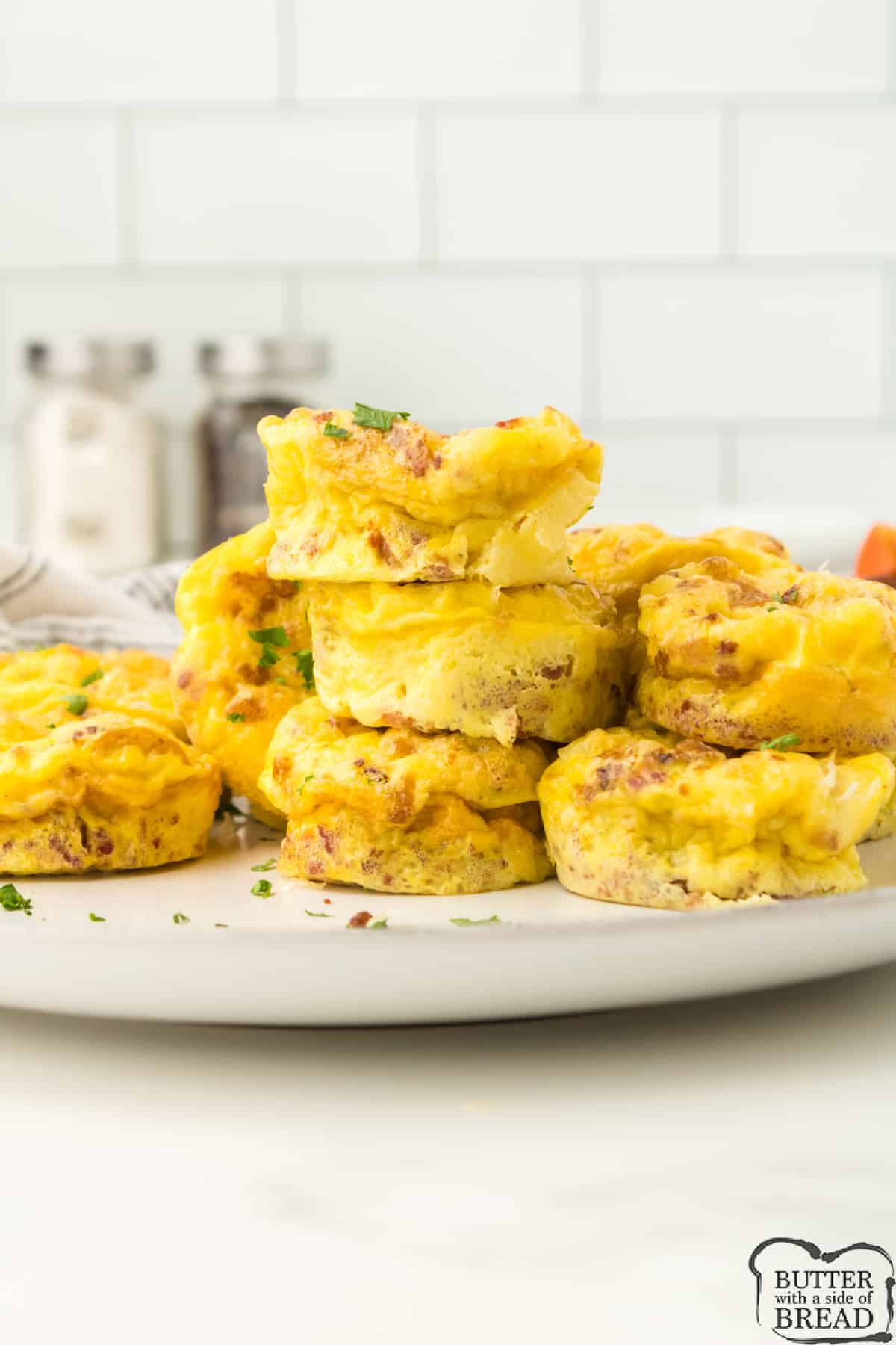 Egg bites made with eggs, milk and cheese