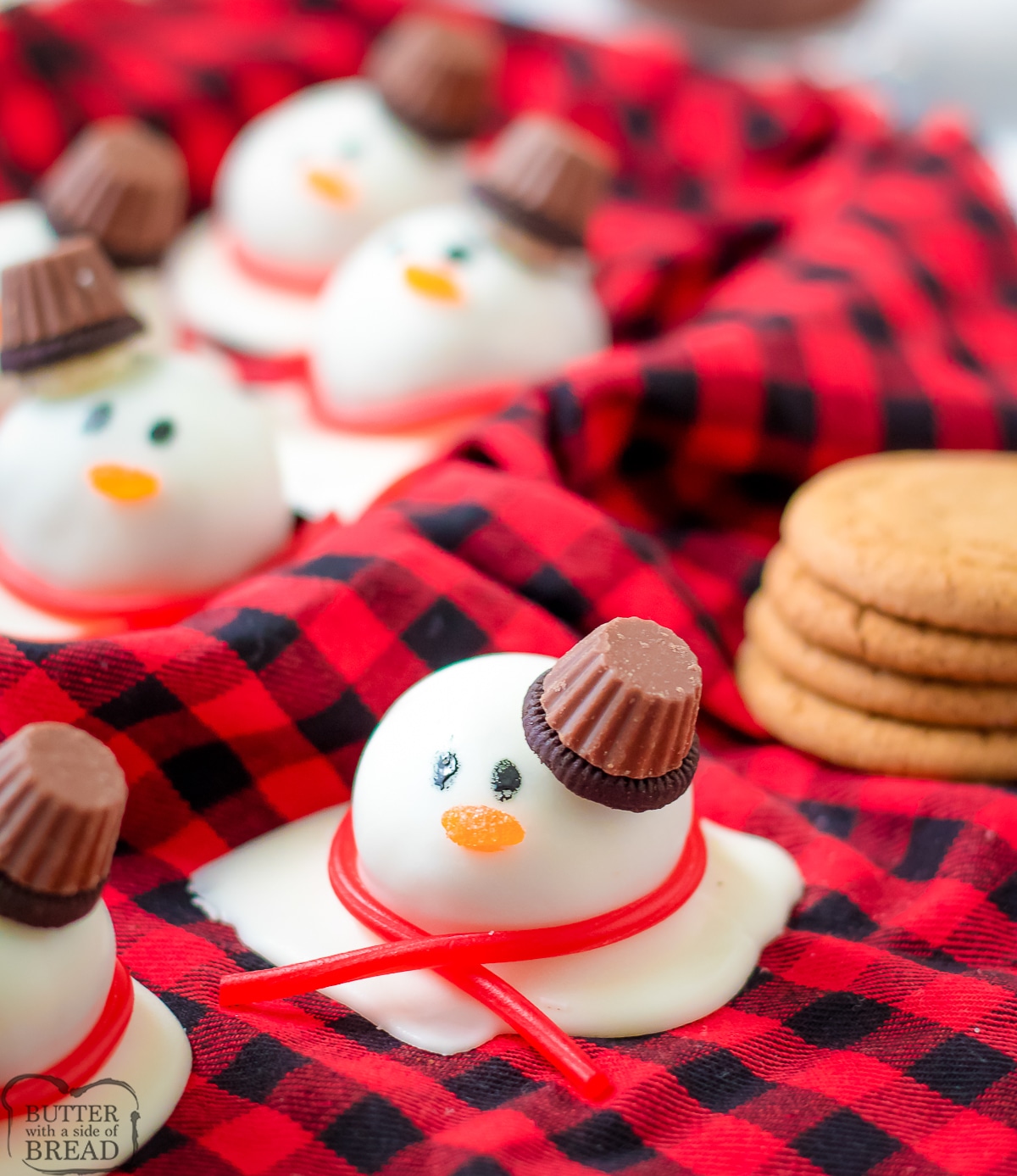 darling snowman truffle candies