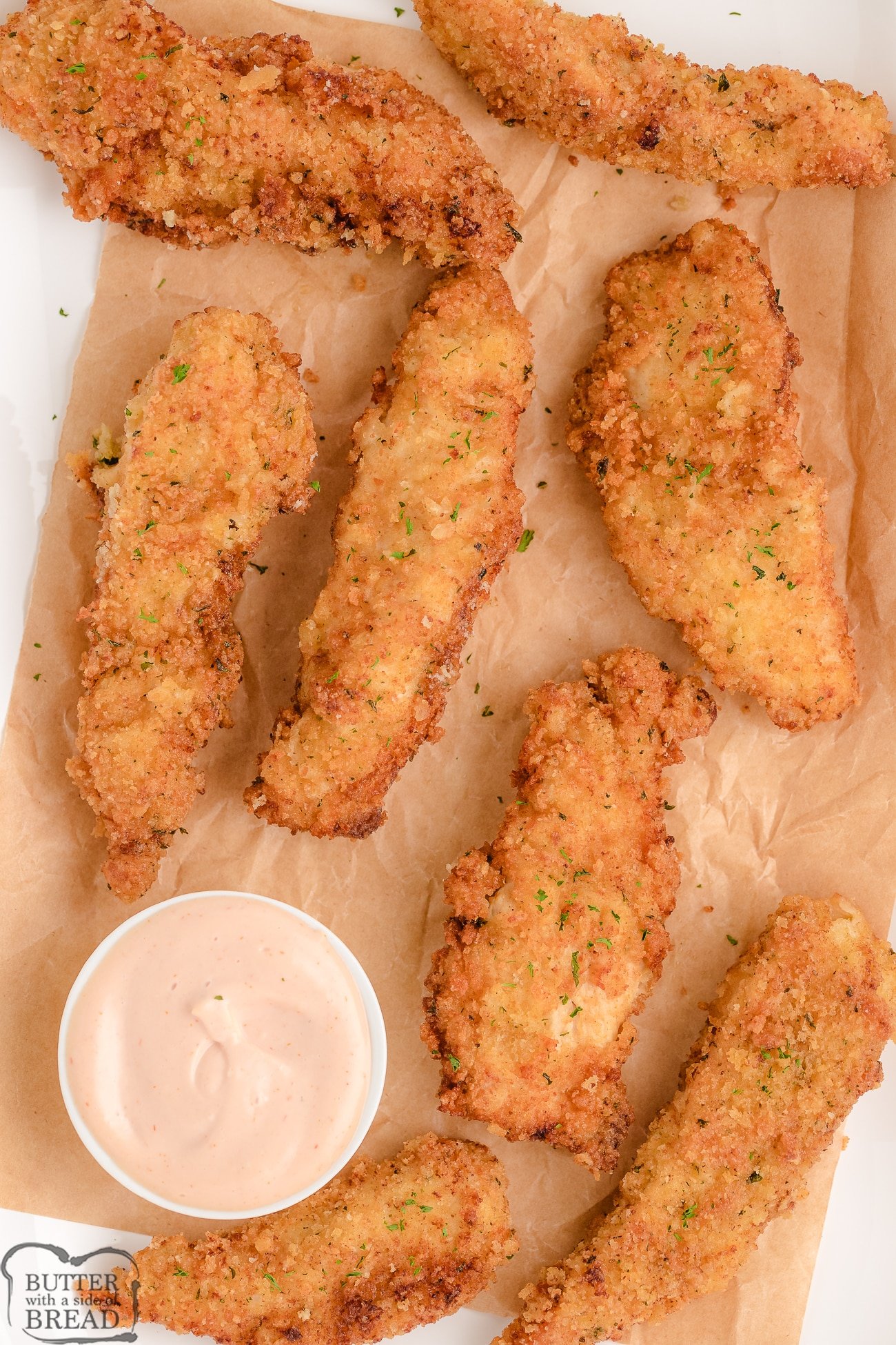 easy chicken tenders breaded and fried