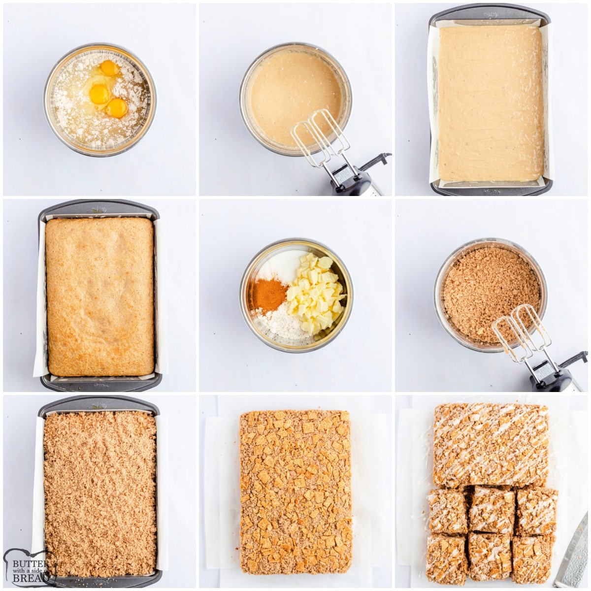 How to make Cinnamon Toast Crunch Crumb Cake