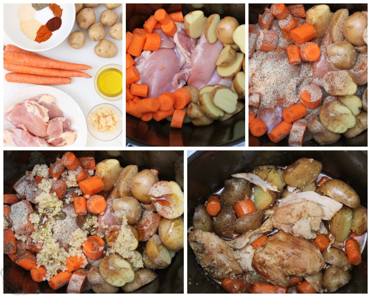 how to make chicken thighs in the crockpot