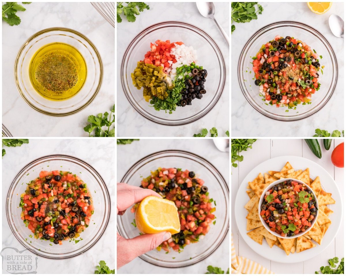 how to make salsa with olives