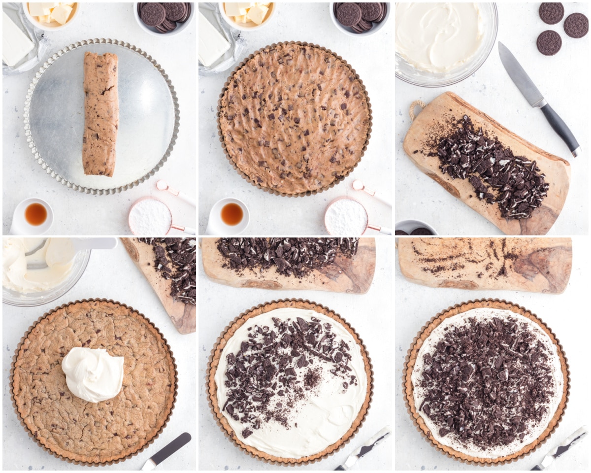 how to make an Oreo cookie pizza