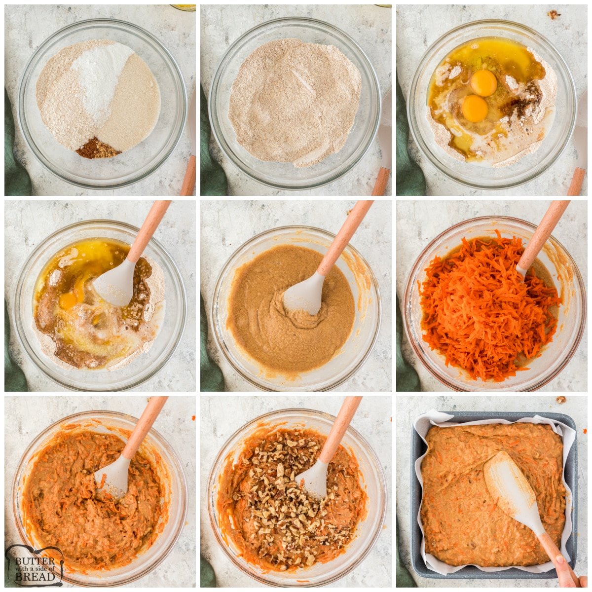 Step by step instructions on how to make Carrot Cake Coffee Cake