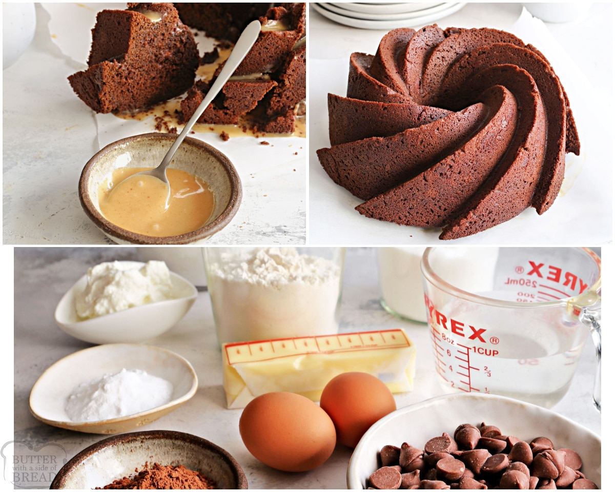 how to make a chocolate peanut butter bundt cake
