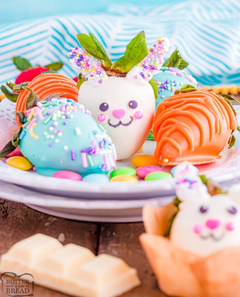 Easter Chocolate Covered Strawberries