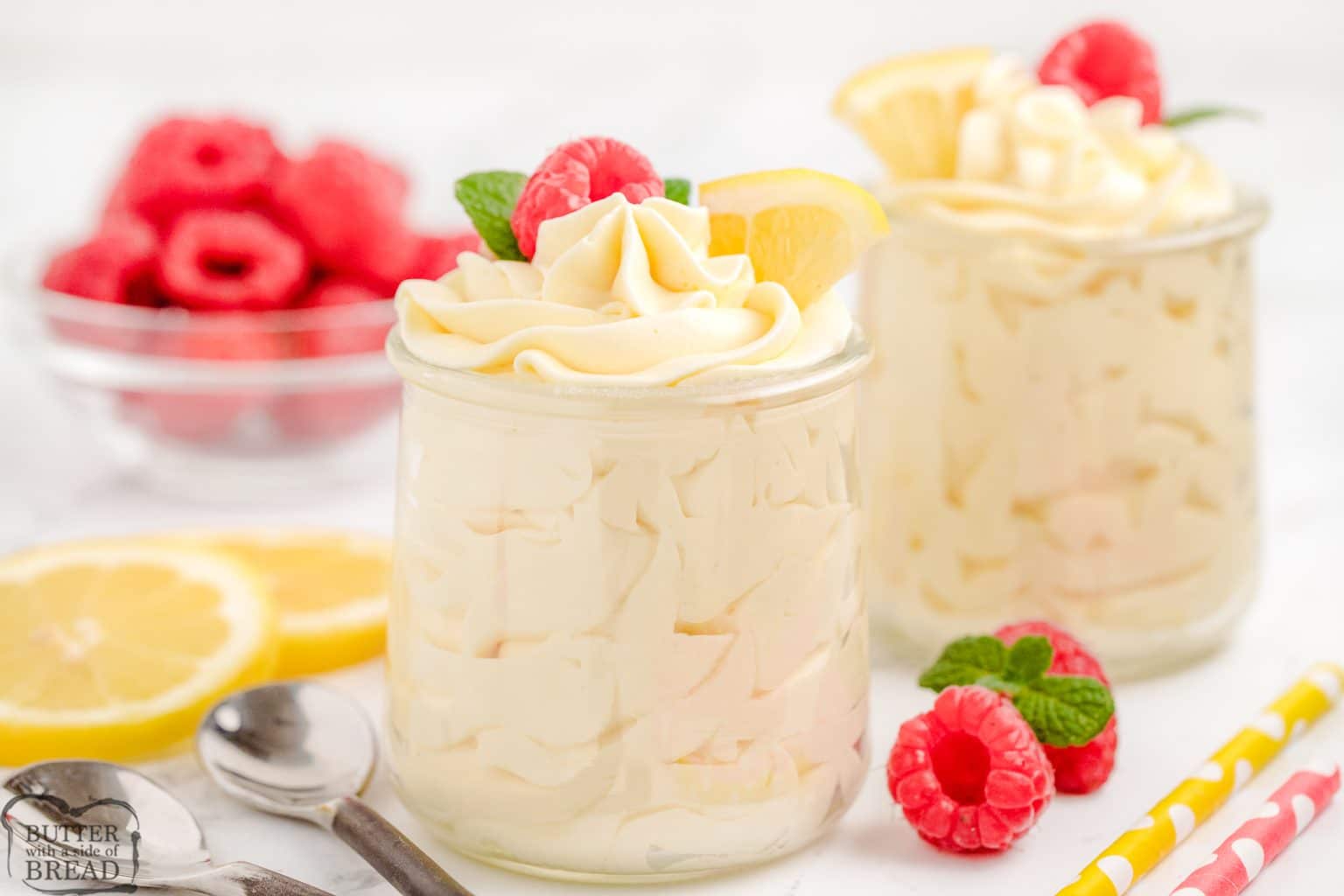 EASY LEMON MOUSSE - Butter with a Side of Bread