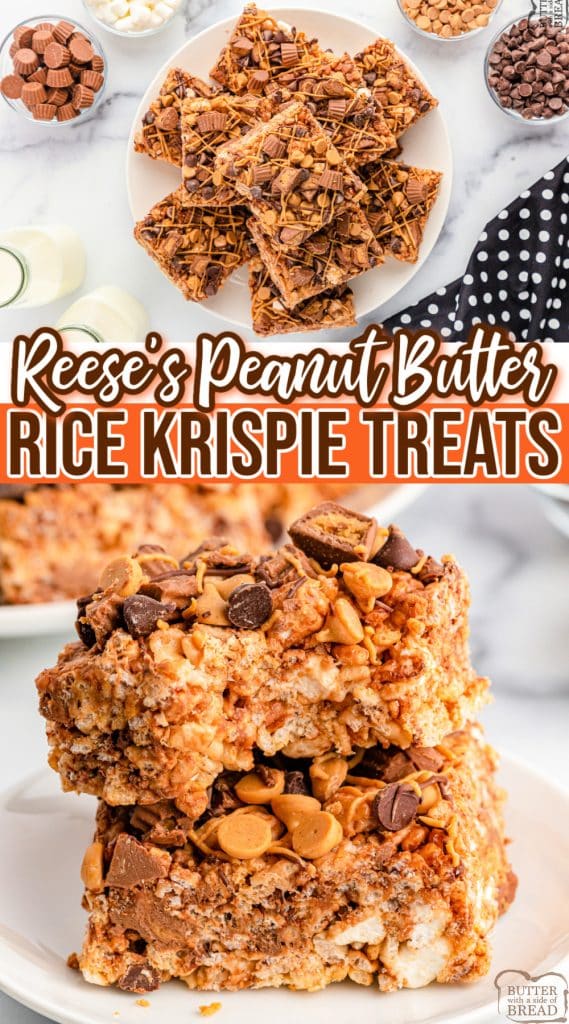 REESE'S RICE KRISPIE TREATS - Butter with a Side of Bread