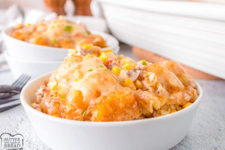 SOUTHWEST TATER TOT CASSEROLE - Butter with a Side of Bread